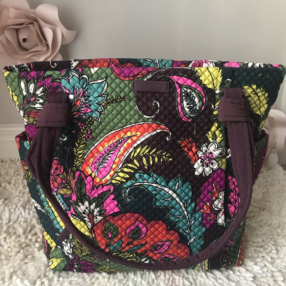 Vera Bradley Hadley Tote Autumn Leaves